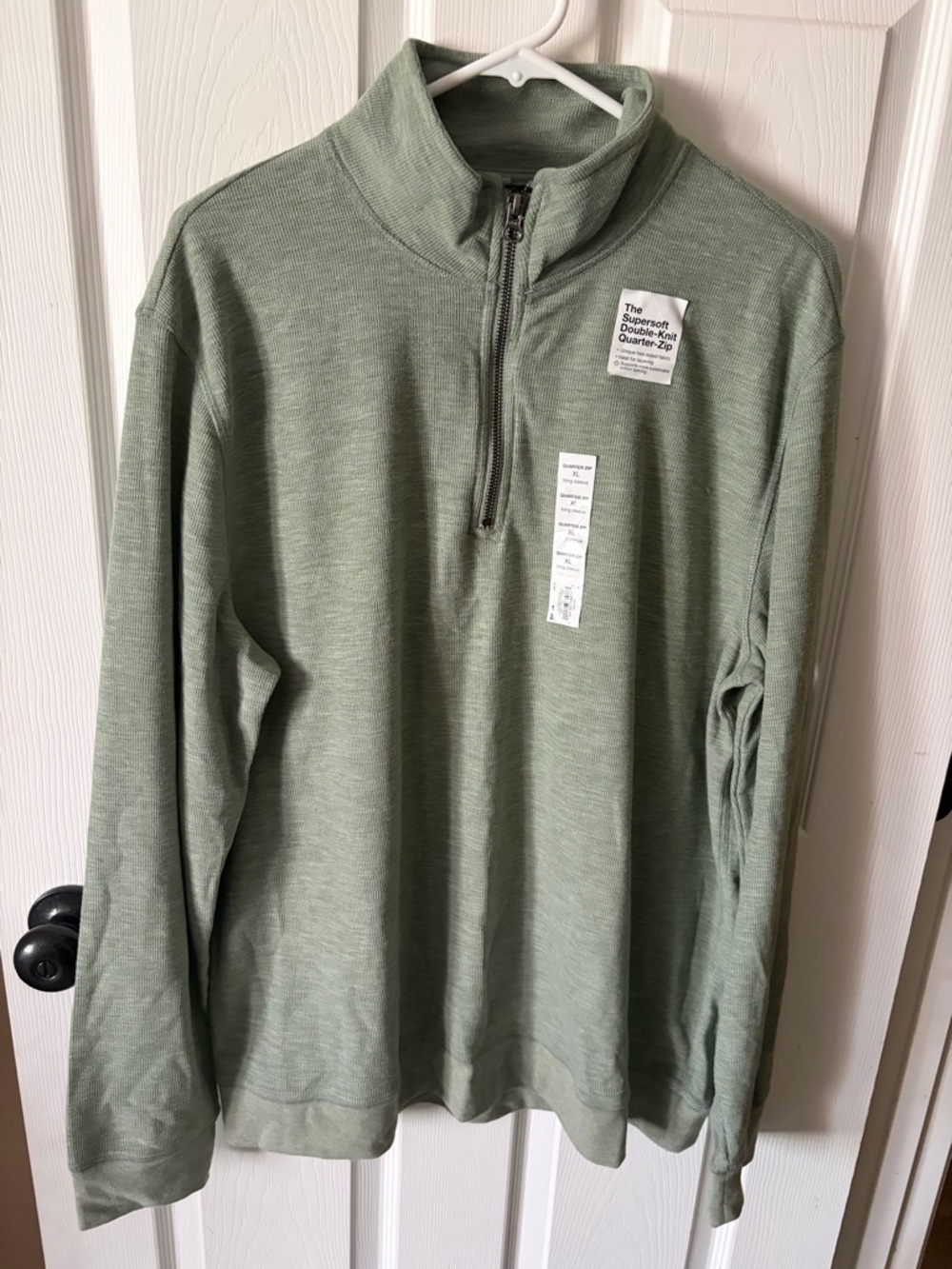 🆕 Men’s 1/4 Zip Pullover Light Green Sonoma Size XL